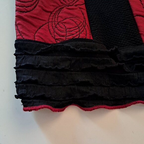 KARKASS Designer CAMI TOP CORSET-LIKE Sz 5/6 or +/- S/M ART to WEAR made CANADA - Picture 5 of 9